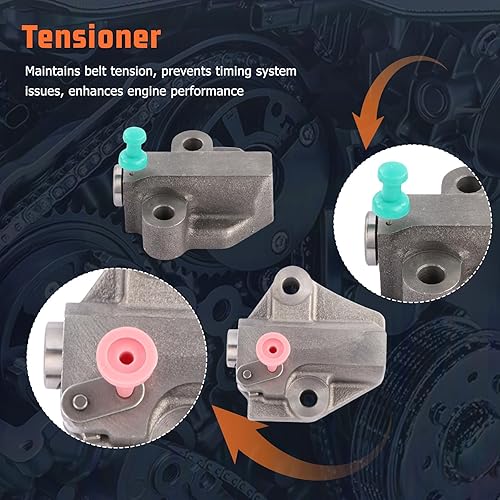 Miniatura 5 de 24321-2G111 Kit de cadena de distribución del motor Engranaje de la bomba de aceite para DAI KIA SONATA G4KH G4KC 2.4L 10-14 Juego de cadena de