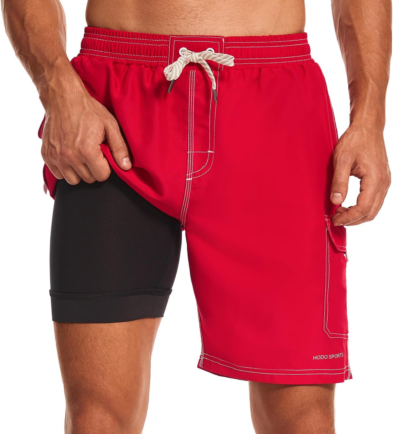 HODOSPORTS Mens Swim Trunks with Compression Liner Jamaica Ubuy