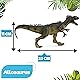 Zappi Co Childrens Allosaurus Dinosaur Figure Toy (23cm Length) Realistic Detailed Dino Collection for Kids - Action Figures for Playtime Fun & Learning