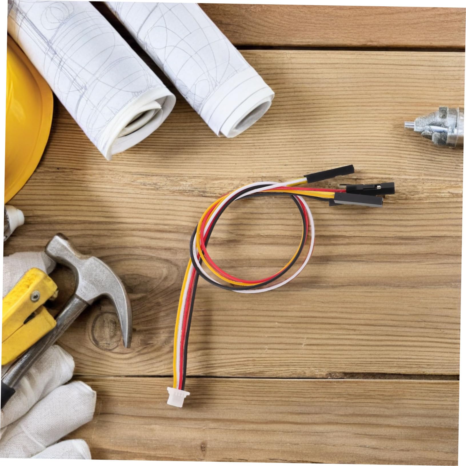 Vaguelly 10 Sztuk Przewód Zaciskowy Do Małych Urządzeń Mikro Kabel Elektryczny Grove 4-Pinowy Przewód Mikroprzewodowe Złącza Mikroprzewodowe 4-Pinowy Kabel Żeński Do