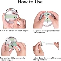 Vista 67 de Silicone Spill Stopper Set Compatible with Stanley Cup 2.0 30oz & 40oz with Straw Cover, Set of 4