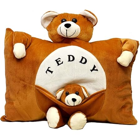 images Teddy Bear Pillow For Babies jassi toy teddy bear pillow stuffed soft plush soft toy baby cushion for kids