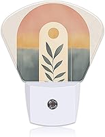 Vista 31 de Fantasy Lake Forest - Luces nocturnas enchufables, luna llena en cielo estrellado, luz nocturna enchufable a la pared, sensor de atardecer a