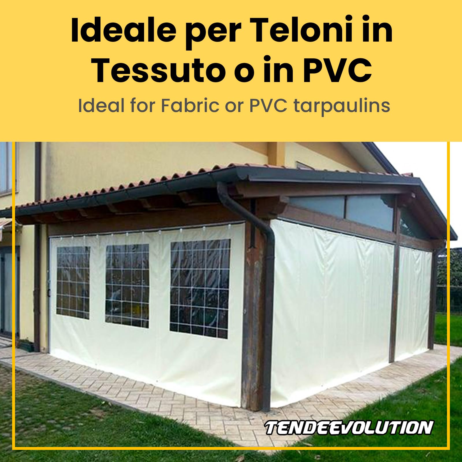 Binario Monorotaia MR3 In Ferro Zincato, Lunghezza 200cm Perfetto Per Teli In Pvc Tettoie Gazebi Pergole E Capanni 89531147 - Foto 13