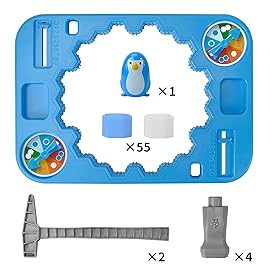 SS Save Penguin On Ice Game, Penguin Trap Ice Break Block Board Family Game for Kids Boys Girl Toys