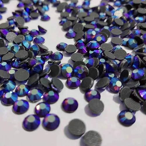 Miniatura 6 de Finstone Hot Fix Rhinestones 10 Gross (1440 piedraspaquete) Hotfix Rhinestones (Zafiro AB, SS20)