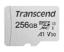 Transcend USD300S A1 256GB UHS-I U3 with V30 Micro SD Memory Card up to 100/40 MB/s microSDXC I with Adapter (TS256GUSD300S-A) gallery image