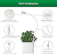 Vista 4 de SANSI Luces de Cultivo para Plantas de Interior, Luces de Plantas LED con Pinza para Cultivo en Interiores, Espectro Completo, Lámpara de Plantas