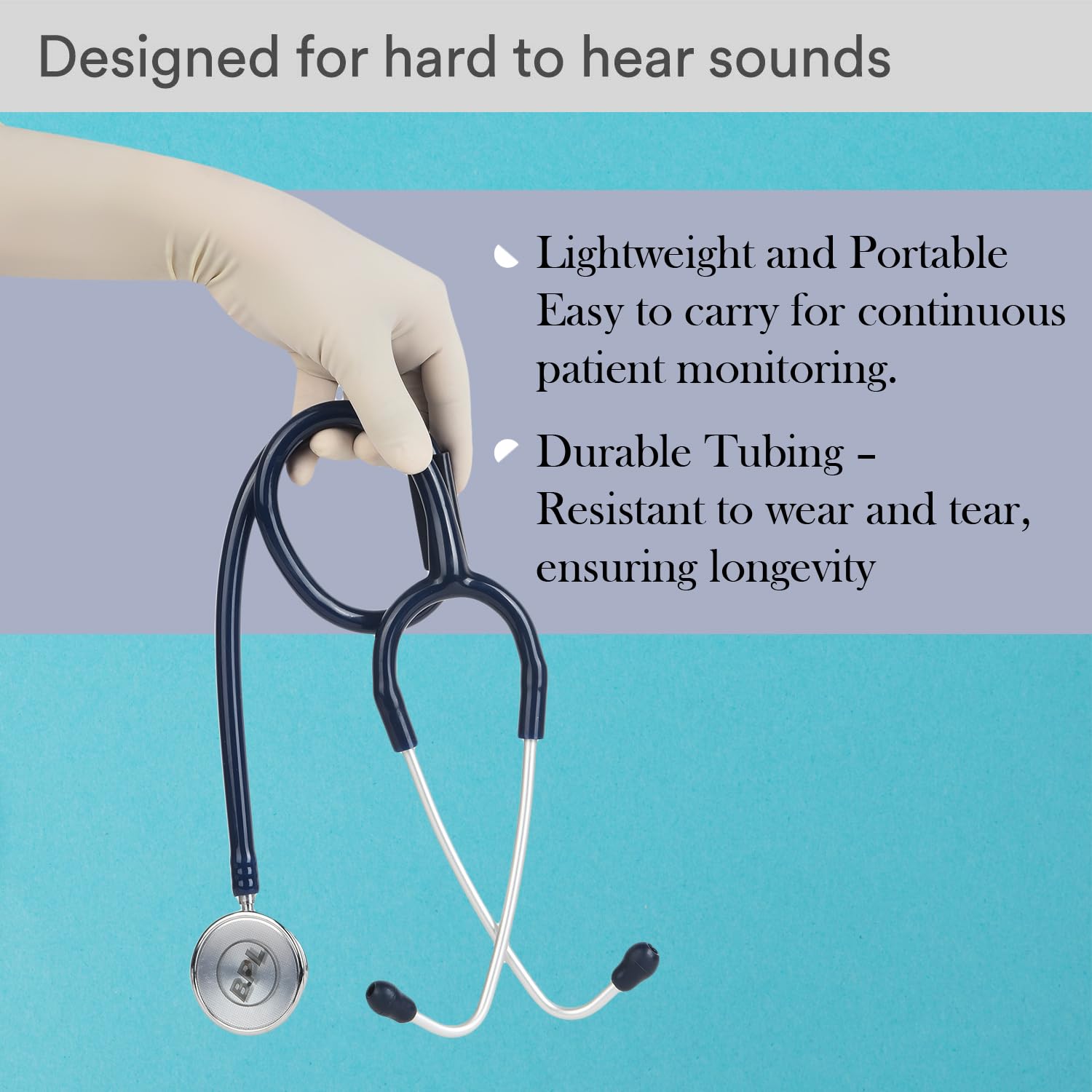 BPL Medical Technologies ST -03 Brass Dual Adult Chest piece Stathoscope | High acoustic level, versatile chestpiece for adult and pediatrics. Medical Instrument for Oscaletation - Blue BPL Medical Technologies ST -03 Brass Dual Adult Chest piece Stathoscope | High acoustic level, versatile chestpiece for adult and pediatrics. Medical Instrument for Oscaletation - Blue