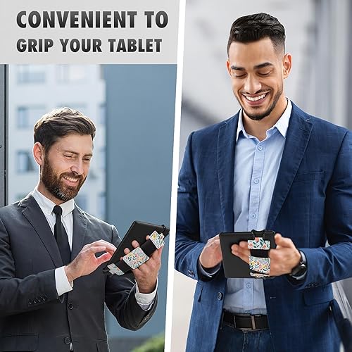 Miniatura 8 de MoKo Correa de mano suave para Kindle eReaders Fire de 6 a 8 pulgadas, KindleKoboVoyagaLenovoSony Kindle E-Book, correa de mano versátil de alta