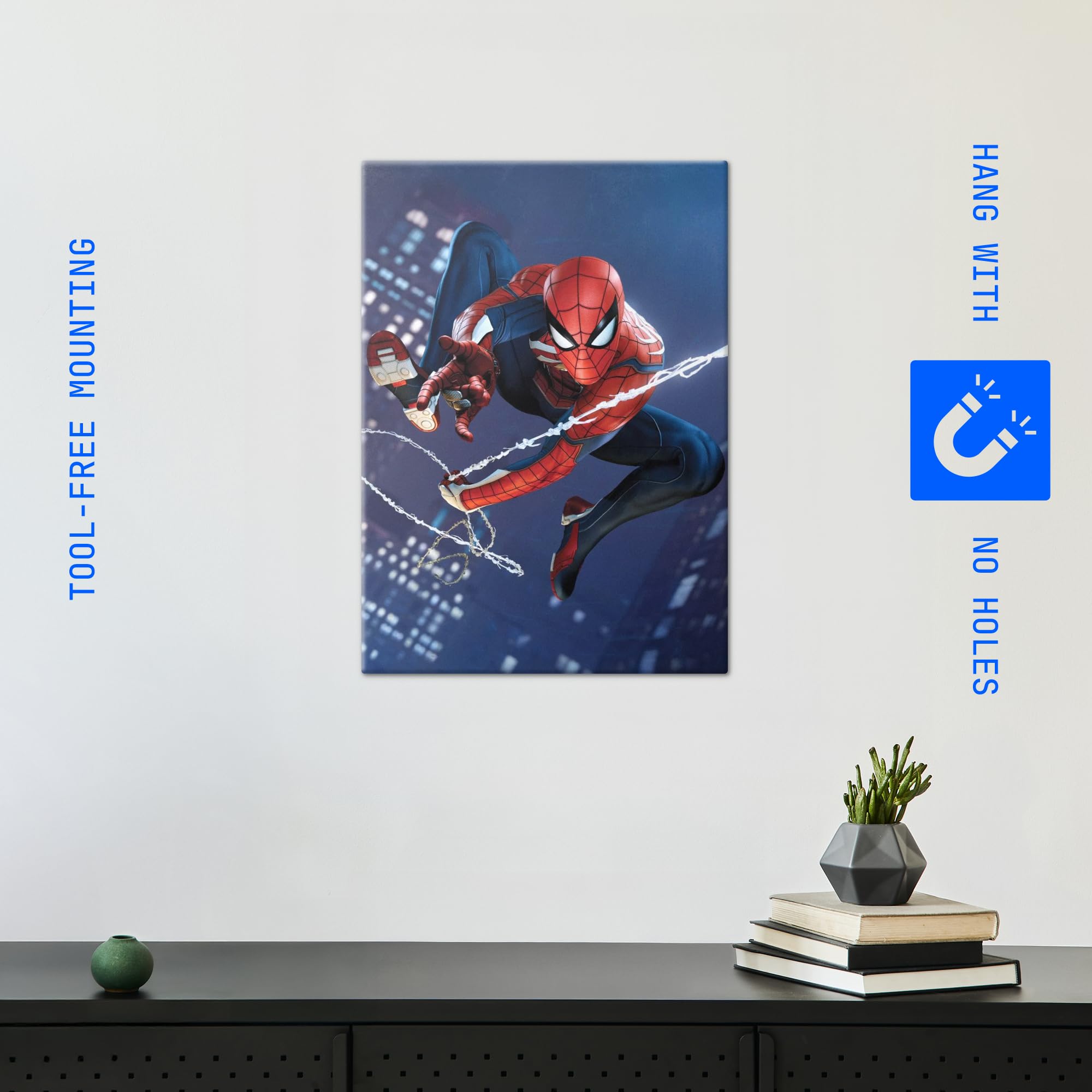 Amazon.com: Displate Official Spiderman Metal Poster Magnetic