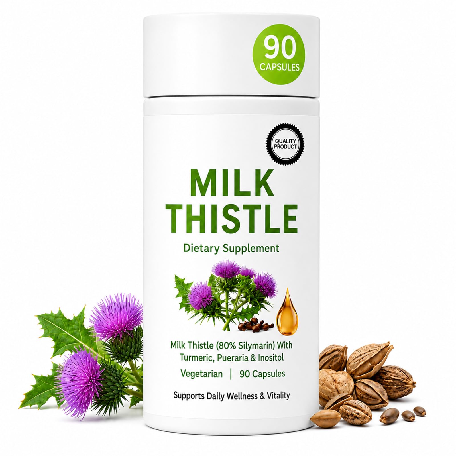 Milk Thistle Liver Detox, 90 Capsules