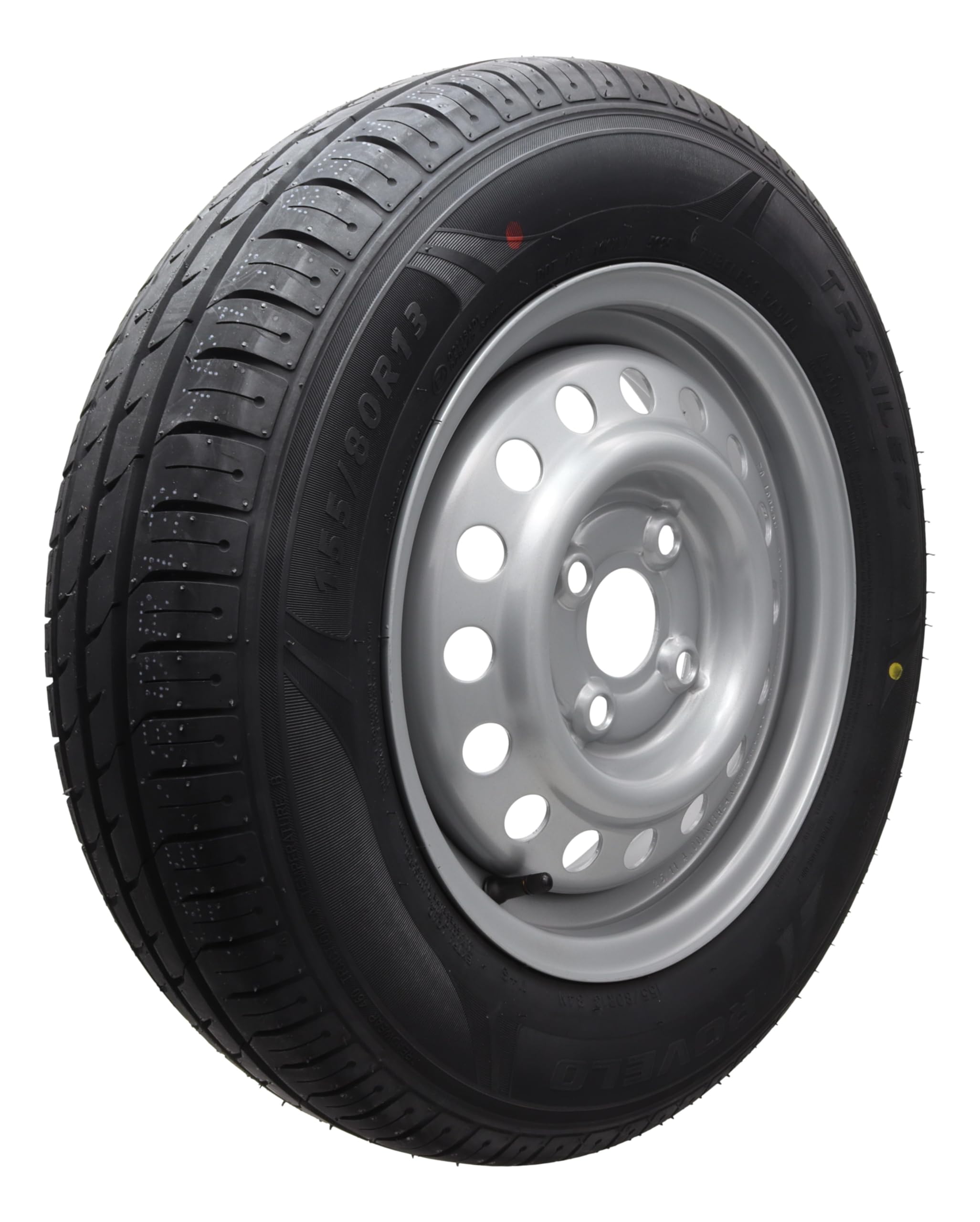 Ruota completa 155/80R13 84N 100x4, 4Jx13, 4 fori, 155 80 R 13 (2 pezzi)