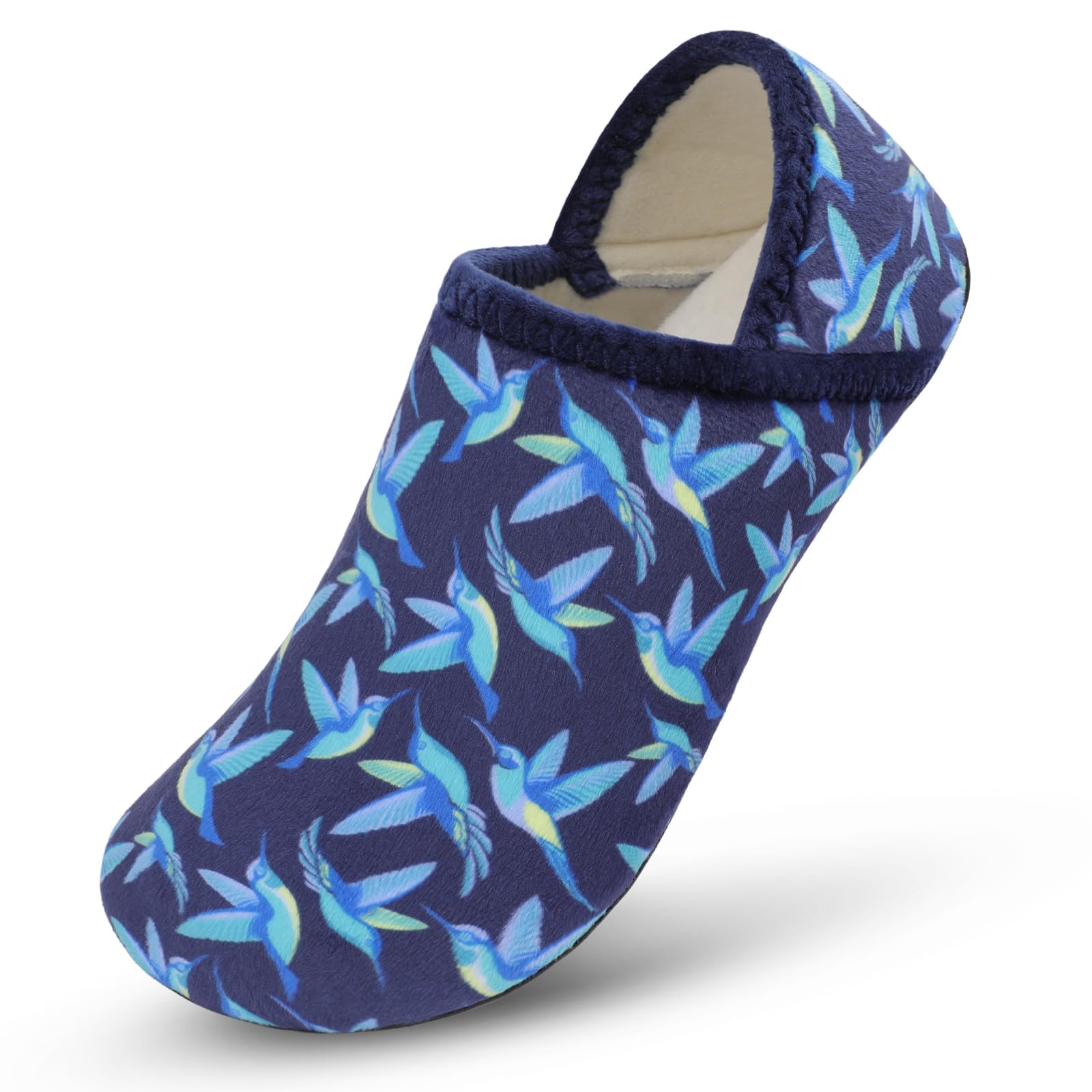 Scurtain Slippers for Women Men House Slipper Socks Lightweight Unisex Adults Barefoot Shoes Non-Slip Travel Slippers