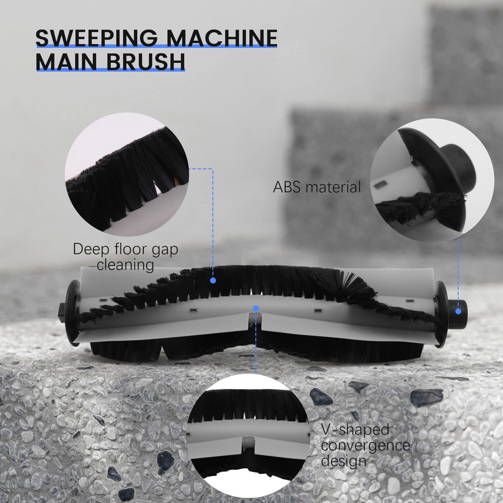 Kit Accessori Ricambio Per Aspirapolvere Robot A7, A9S, V8S, X750, X785, X800, V80, SSR1, SSRA1