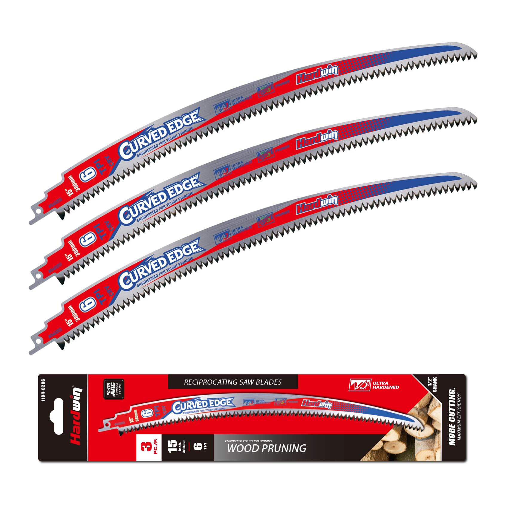Amazon.com: Hardwin 15-Inch Pruning Reciprocating Saw Blades, 6