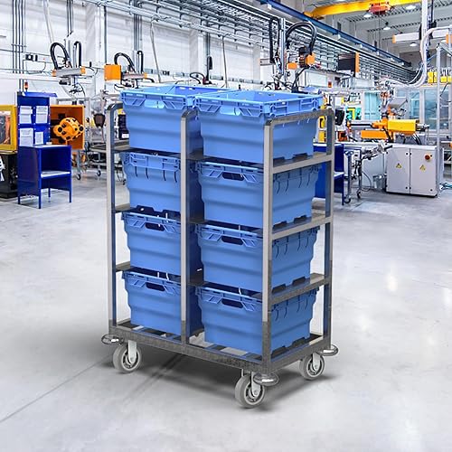 Miniatura 8 de HANDSAMMU Ruedas giratorias resistentes de 6 x 2 pulgadas ruedas giratorias industriales ruedas de goma banda de rodadura plana juego de 4 con