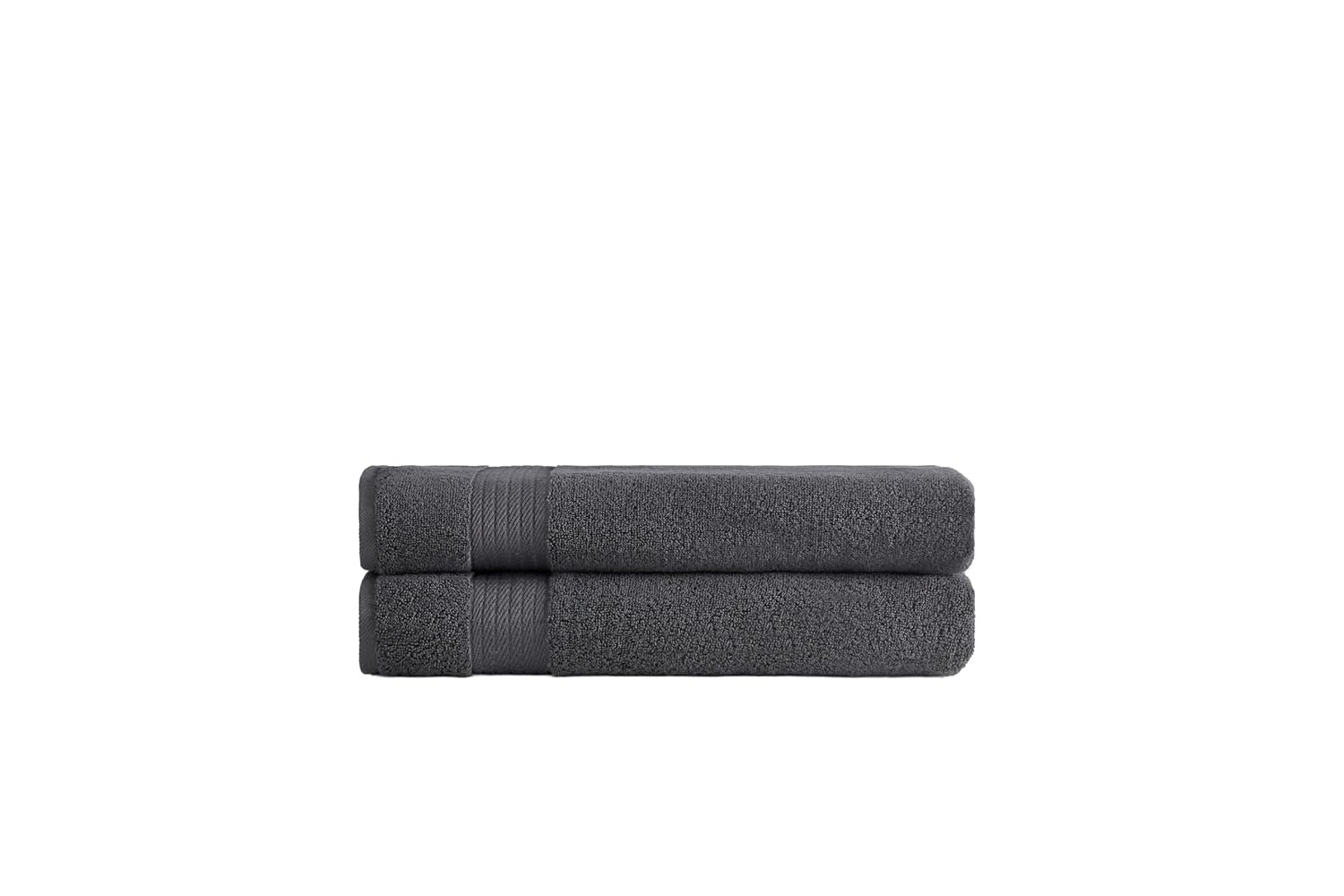 Ozdilek 2-Piece Bath Towels 30x60 550GSM 30x60 Inches 100 Turkish Cotton Luxury Quick Dry Extra Large Fade-Resistant Eco-Friendly