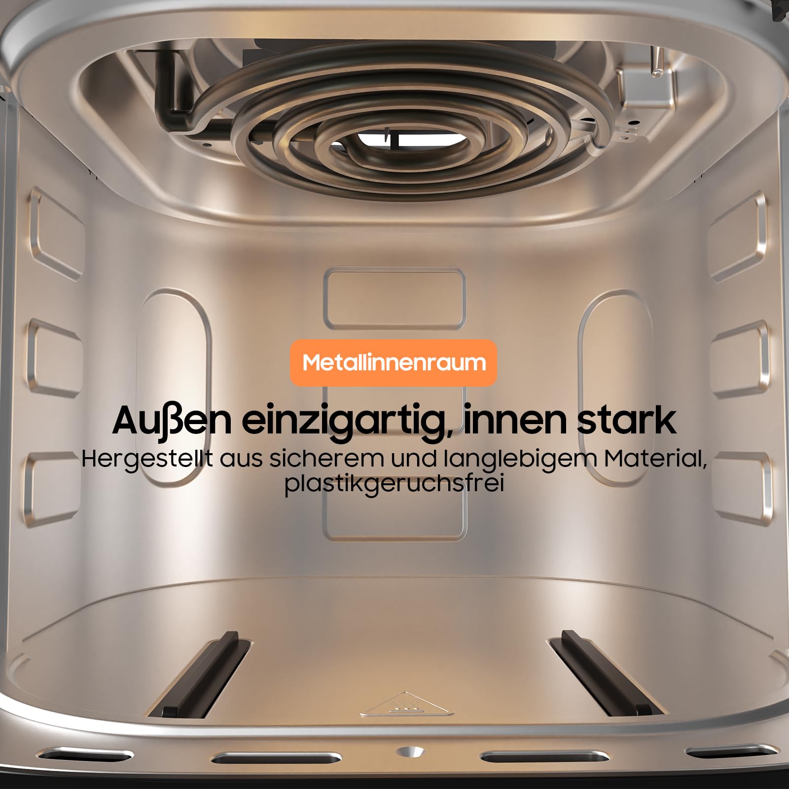 iceagle Frytkownica na gorące powietrze 6,5 l XXL Airfryer – frytkownica bez oleju | frytkownica na gorące powietrze z 8 różnymi programami, cyfrowy wyświetlacz, 1700W