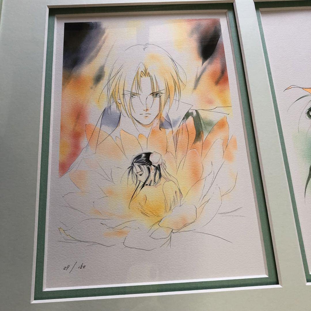 Amazon.co.jp: 垣野内成美 リトグラフ 灯花〜恋水蓮〜 直筆