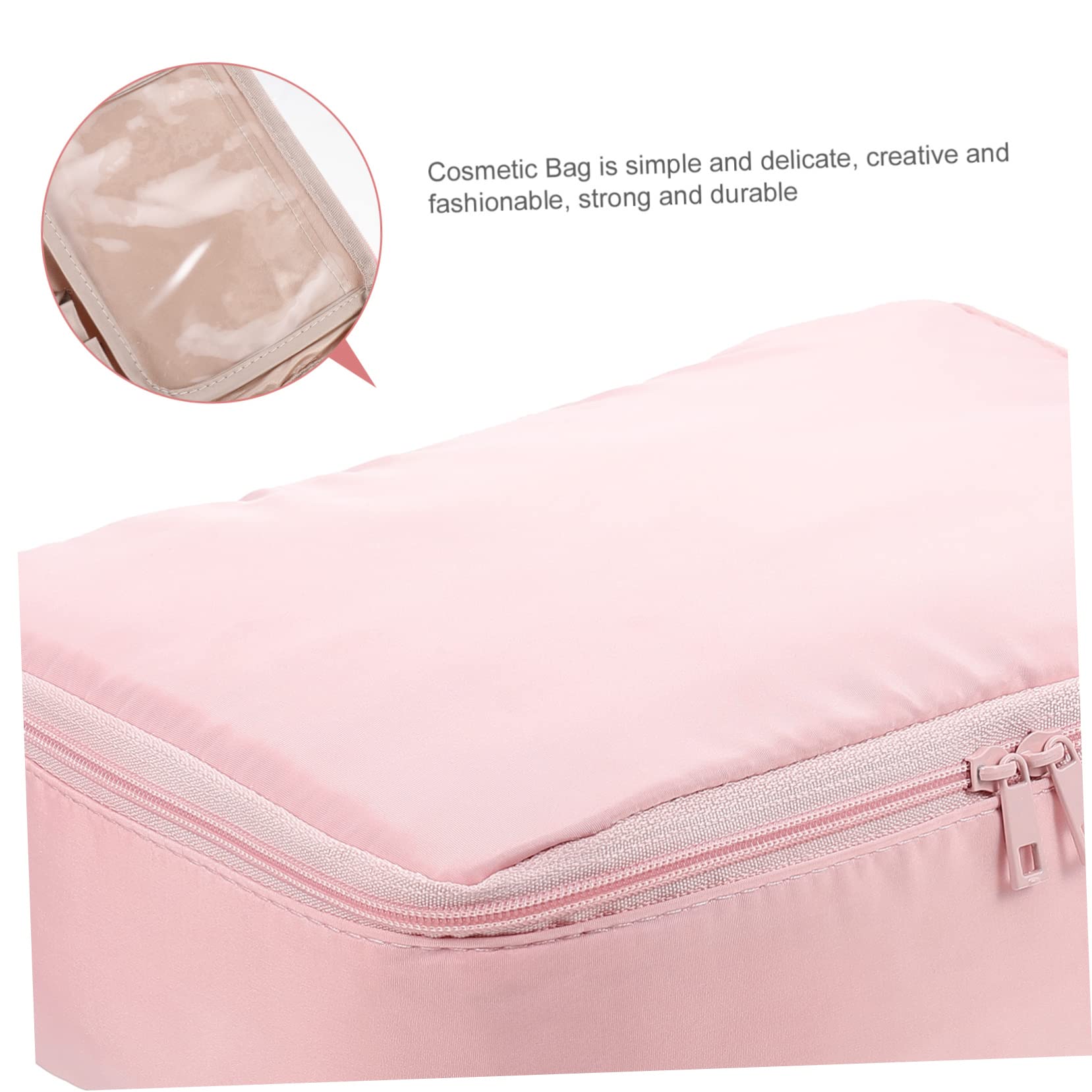 Beavorty 3piezas Bolsa De Cosméticos Grande y Elegante Neceser De Viaje Multifuncional para Maquillaje Accesorios y Joyas Organizador De Viaje