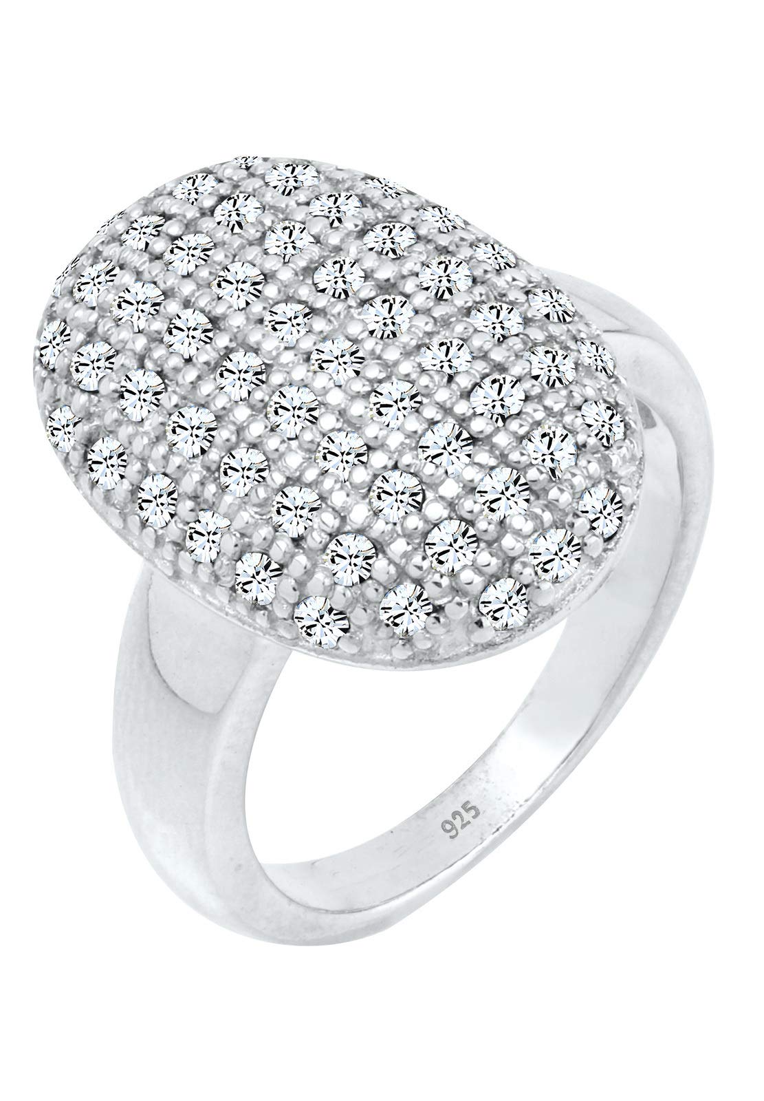 Elli Ring Cocktail Crystals 925 Sterling Silver