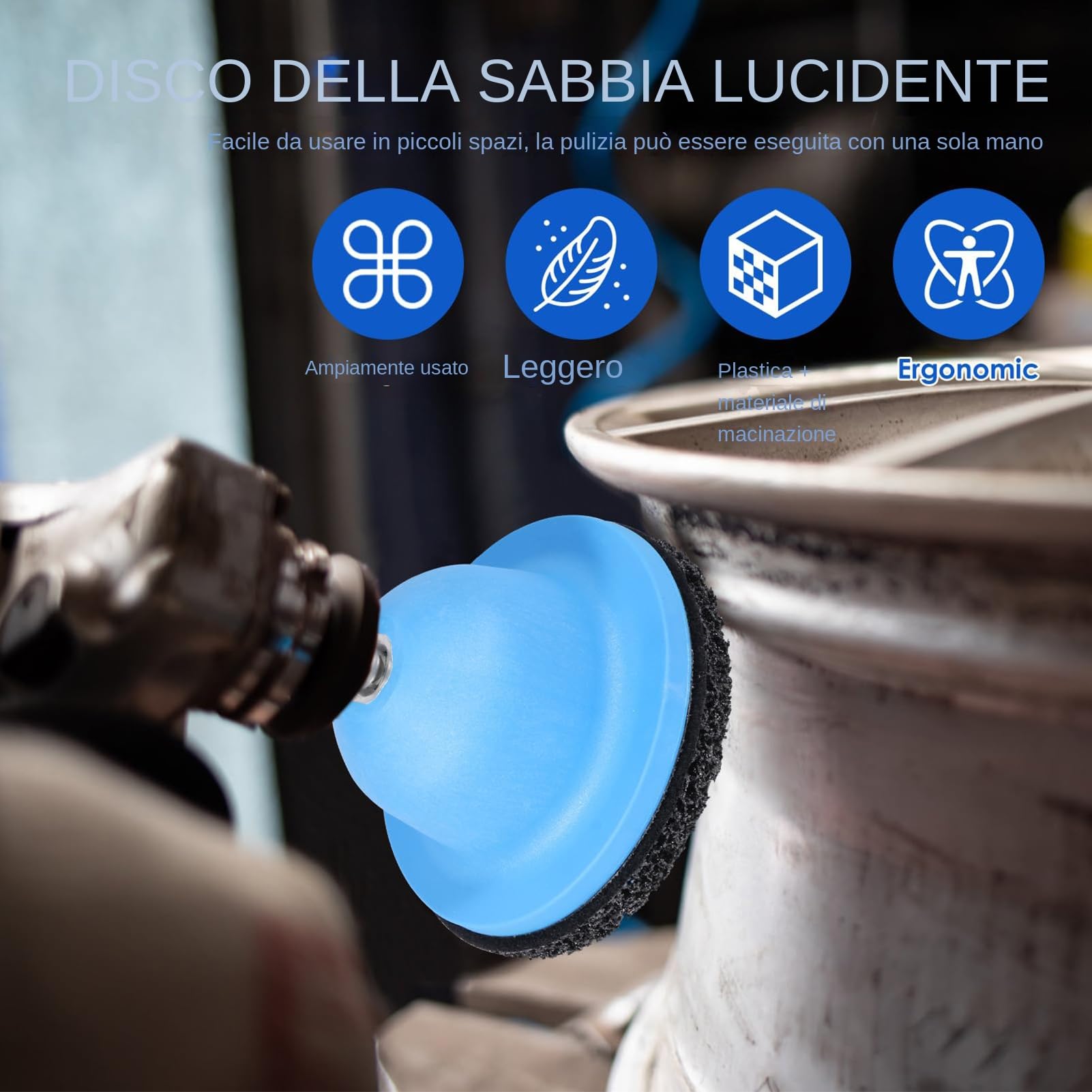 Strumento Pulizia Mozzo,Smerigliatrice per Mozzi | Rimuovi Ruggine con Innesto 1/2 Pollici per Sostituzione Veicolo Rimorchio Trattore Autocarro