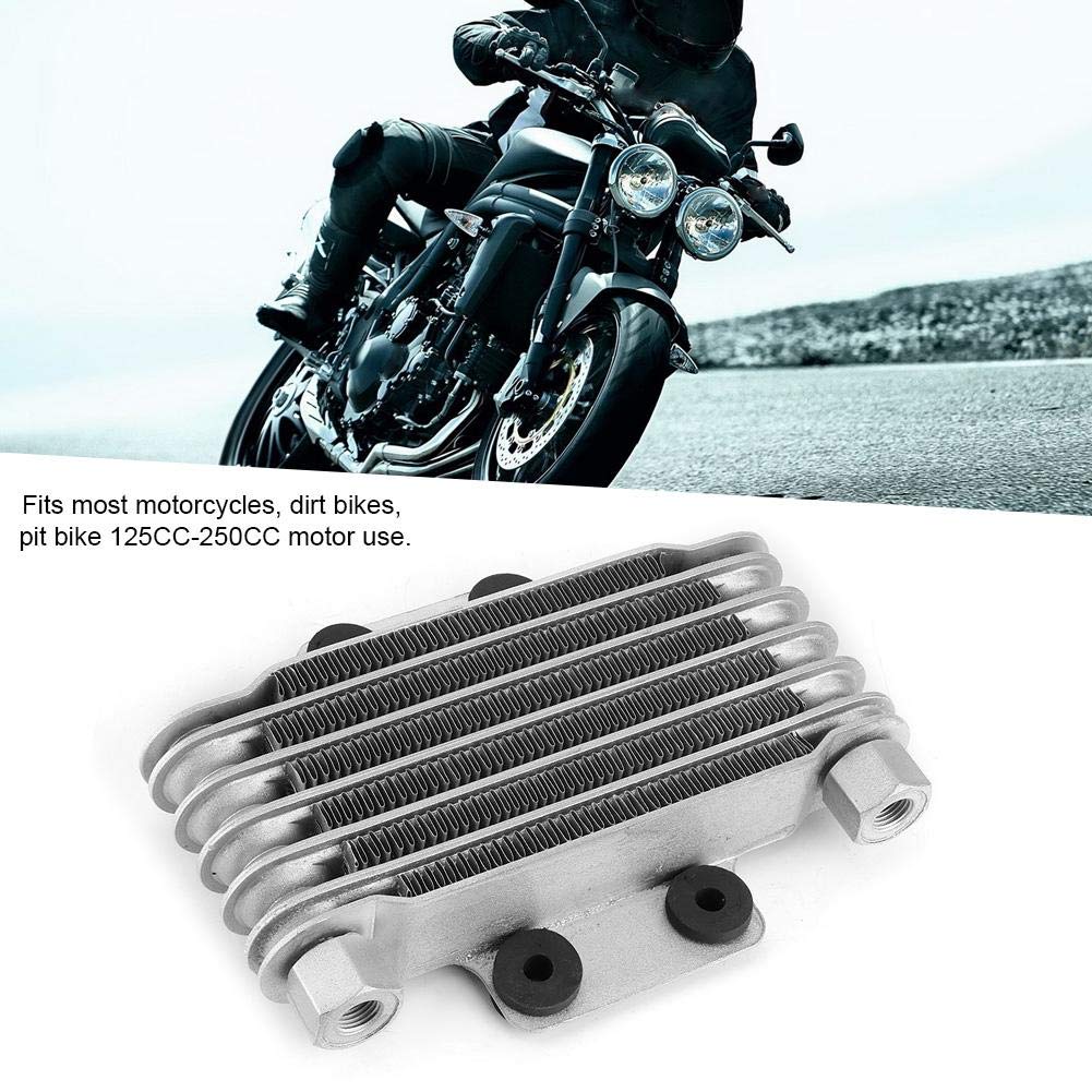 Amazon | エンジンオイルクーラー, オイルクーラー、6列ユニバーサル