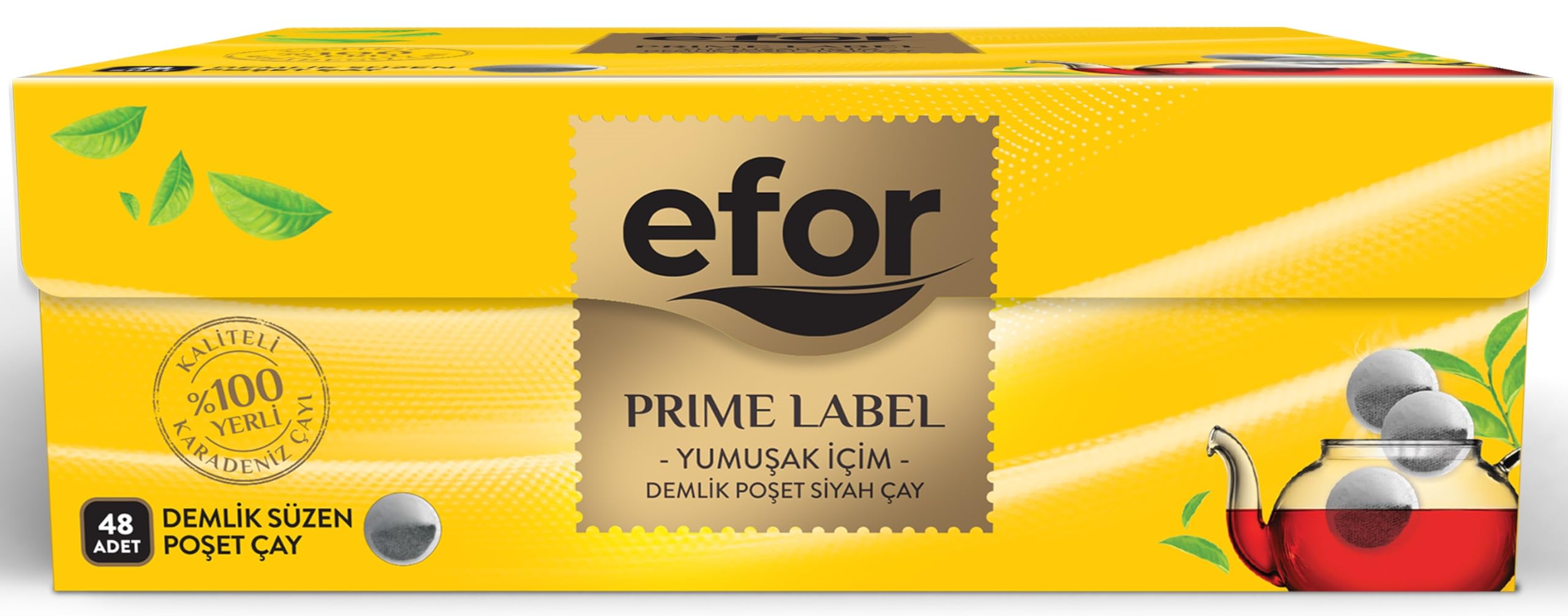 Efor Prime Label Demlik Poşet Çay 48X3,2 g