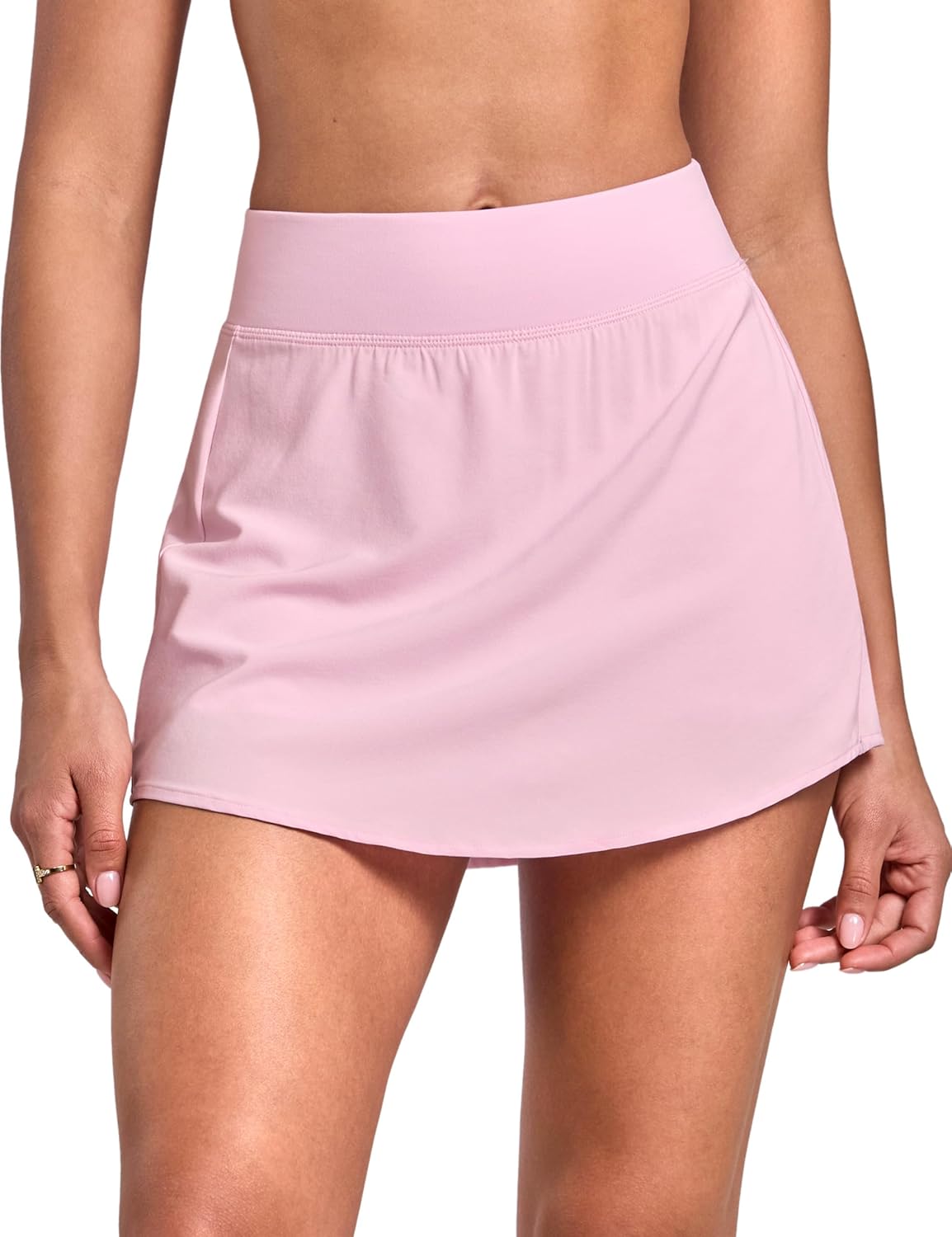 Womens Flared A-Line Tennis Skirts Lined with Side Pockets- Quick-Dry Sports Workout Tennis Casual Golf Skorts