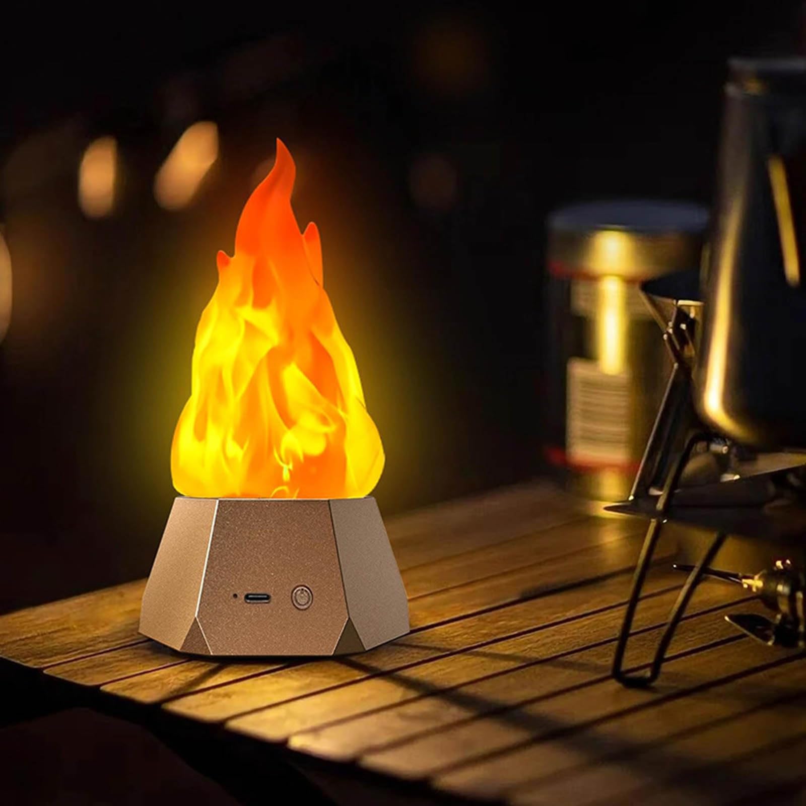 Romance Senza Fiamma Con Modalità Lampeggiante Rapida Ricaricabile Atmosfere Luci Per Eventi Home Decors Metallo Luce Del Partito