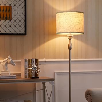 Qingmiao Drum Lamp Shades Set of 2, 13x13x10, Spider Fitter Finials