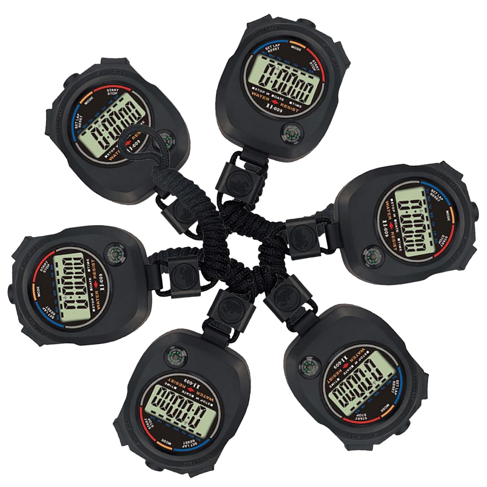 6Pcs Electronic Training Stopwatch Lightweight Match Timer for Sports Racing Running Swimming-picture-29