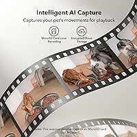 Vista 6 de PETLIBRO Comedero automático para gatos con cámara para dos gatos, video HD 1080P con visión nocturna, alimentador WiFi 5G para mascotas con audio