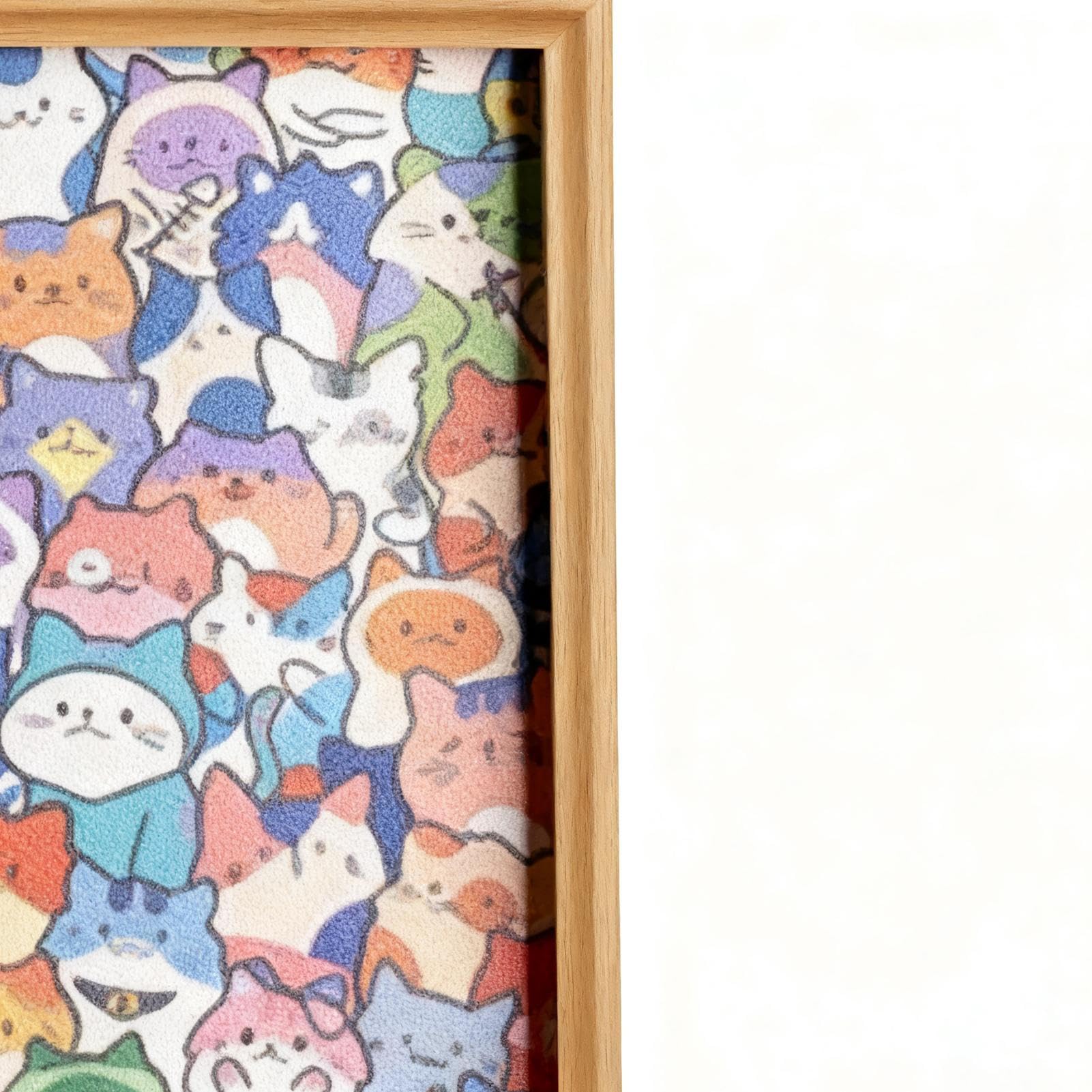Puzzle Drewniane Kolorowanki Drewniane Zabawki Edukacyjne | Puzzle Zwierząt z Ramką na Zdjęcia dla Dzieci Chłopców Dziewczynek w Domu Podróży Sypialni Święta Urodzin Bożego Narodzenia