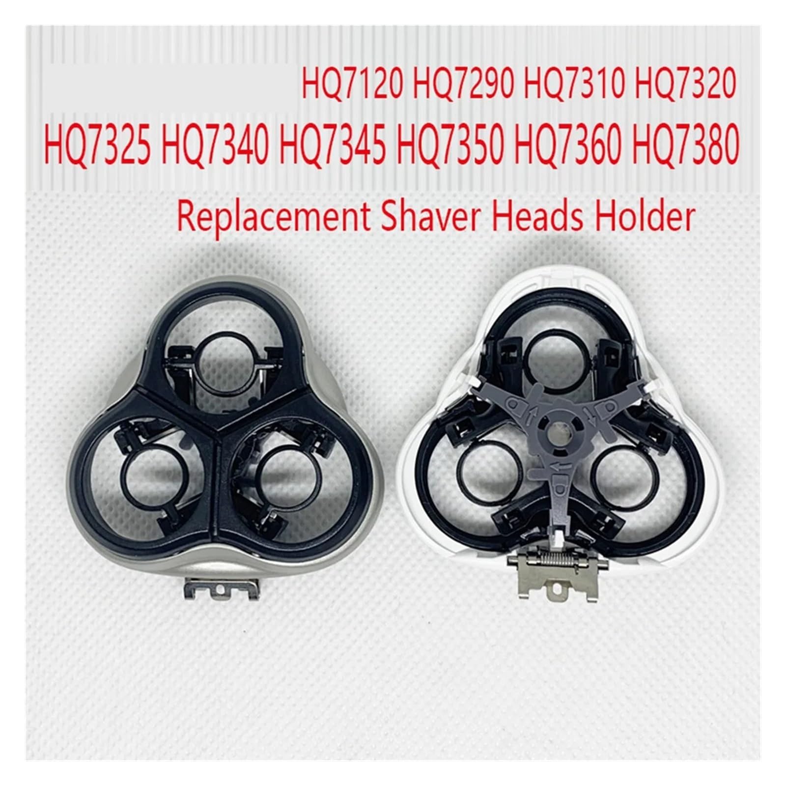 Silver Replacement Shaver Heads Holder?Compatible For Philips?HQ7120 HQ7290 HQ7310 HQ7320 HQ7325 HQ7340 HQ7345 HQ7350 HQ7360 HQ7380