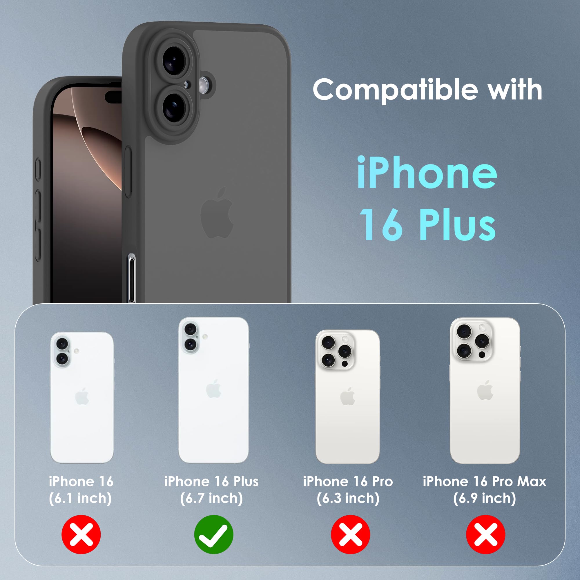 Mootobo Designed for iPhone 16 Plus Case 6.7 inch - Image 3