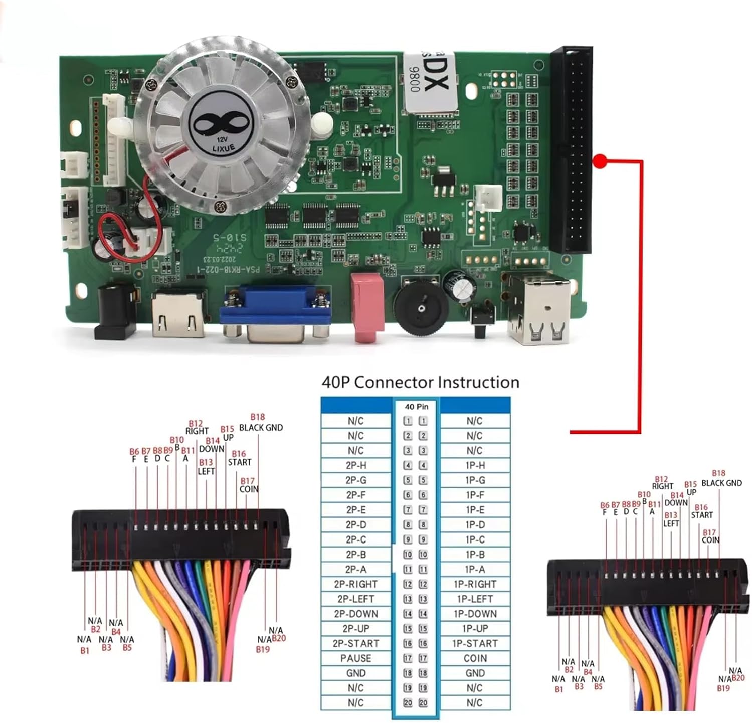 UYXOERA 3D Pandora Box DX 26800 in 1 PCB Game Board Arcade
