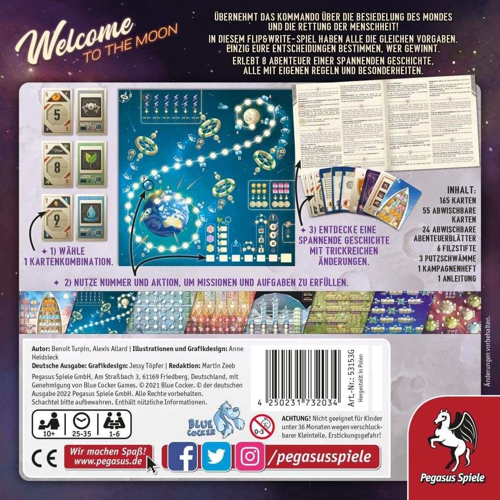 Pegasus Spiele 53153G Welcome to The Moon