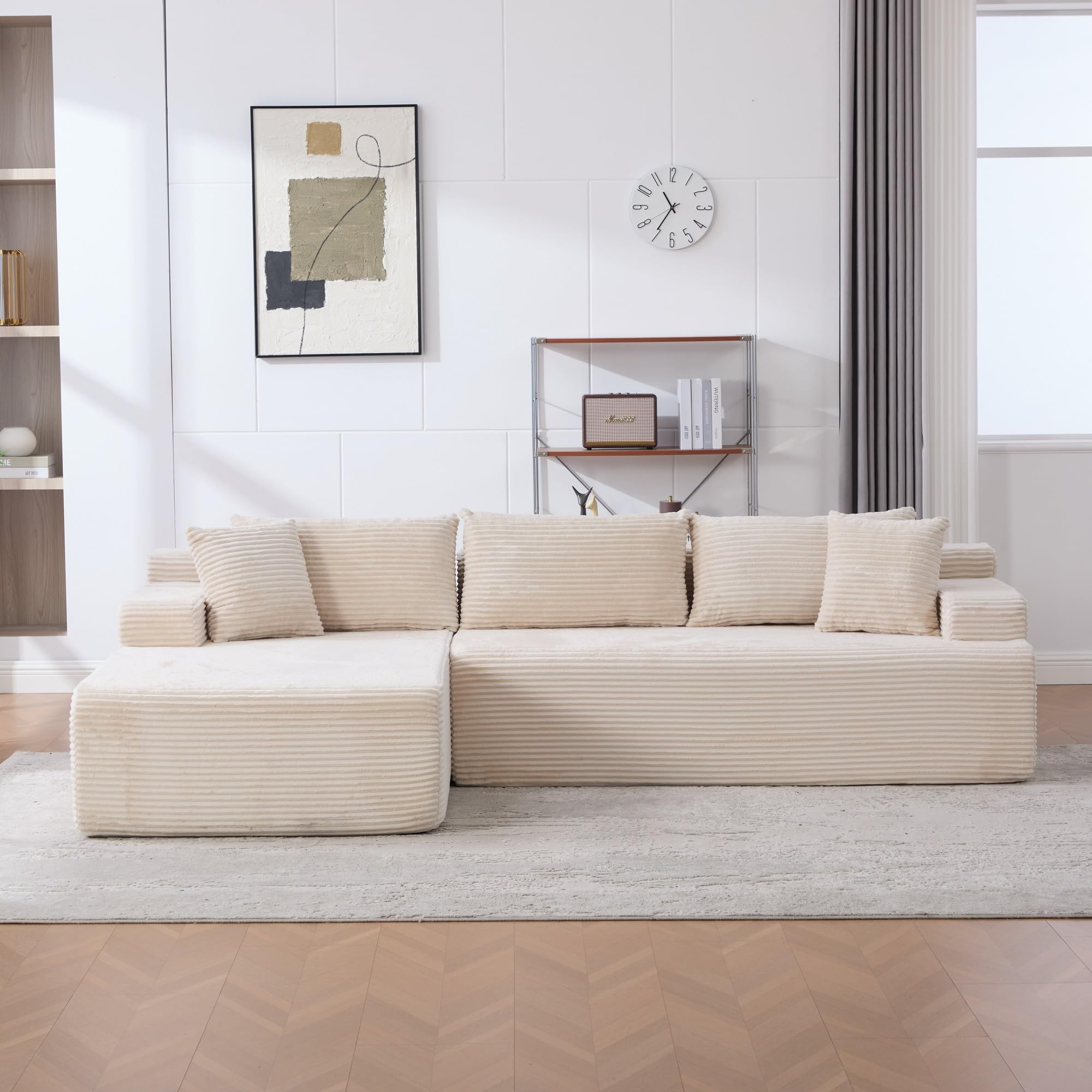 Generisch Sofá modular chenilla 30D espuma marfil para viviendas