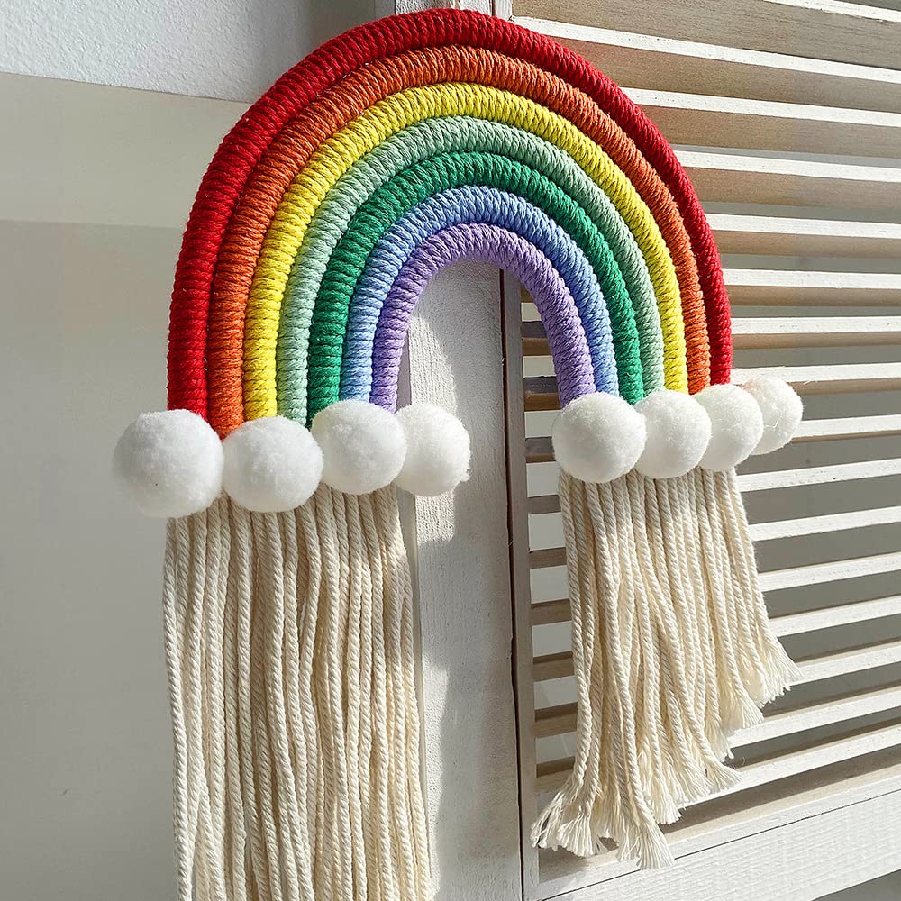 Tiardey Bohemian rainbow charm for Cars Baby Nursery, Children’s Bedroom & Home Decor - Red rainbow - Image 4