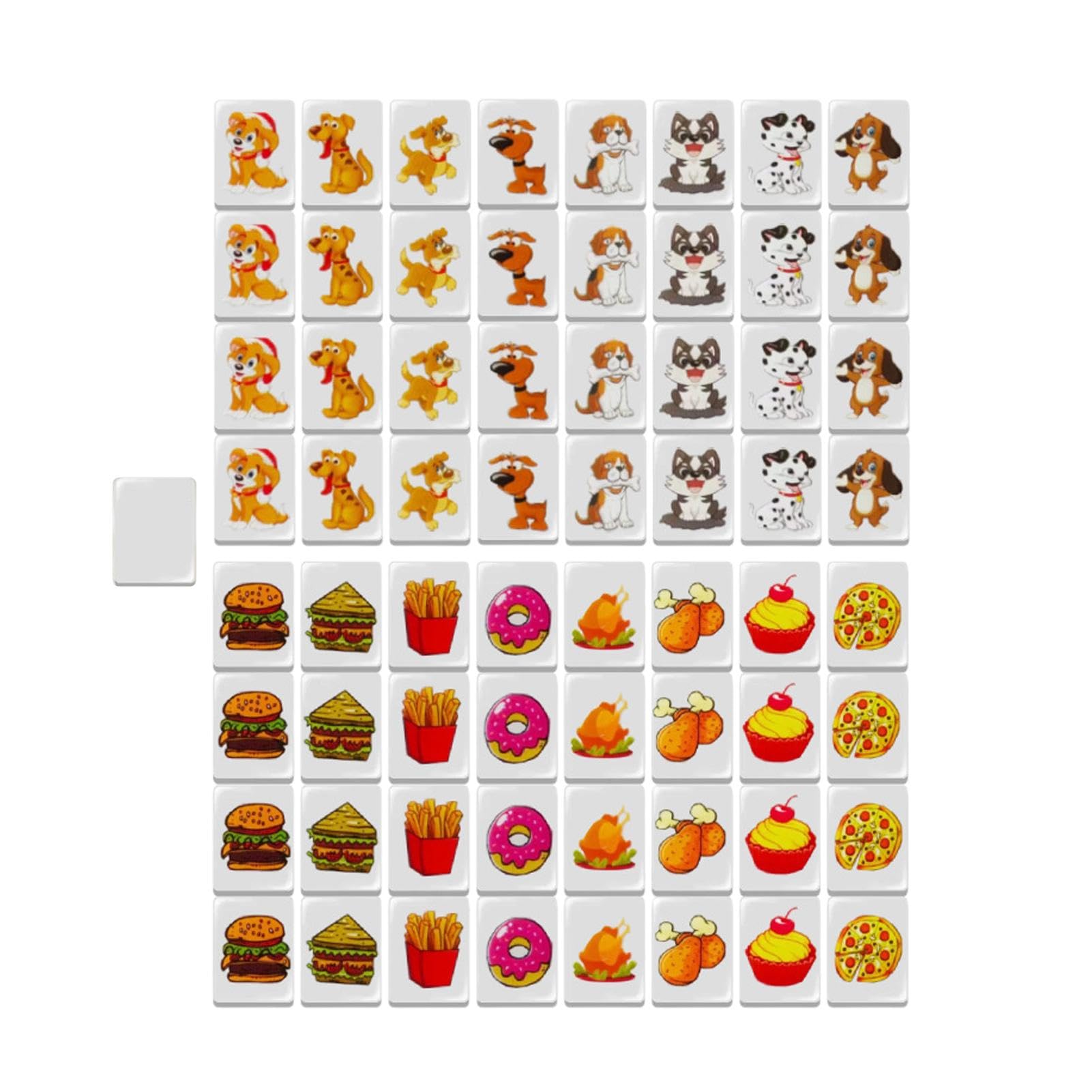 Set Mahjong da viaggio,Set tessere Mahjong - Set di puzzle Mahjong a blocchi,Blocchi da costruzione 64 tessere, tessere Mahjong, giocattoli da viaggio, set di giochi MAh Jong con bandiera