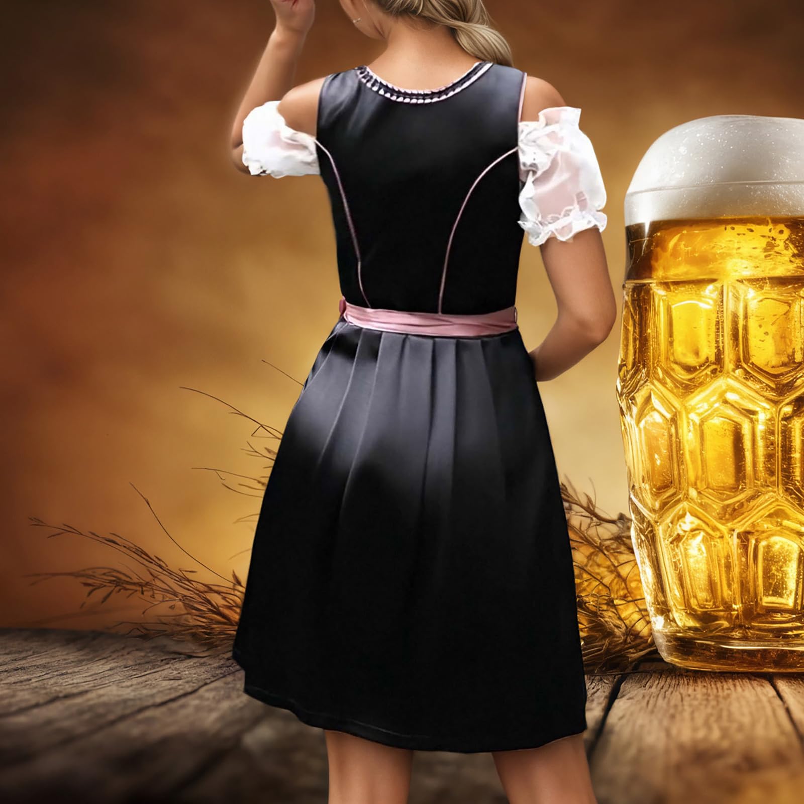 Dirndl Midi Damen Schürze Trachtenrock Samtdirndl Lang Oktoberfest Outfit Samt Komplettset Grosse Grössen Dirndlkleid Kurz 3 Teilig Tracht Gr 50 Stretch Für Trachtenkleid Drindel