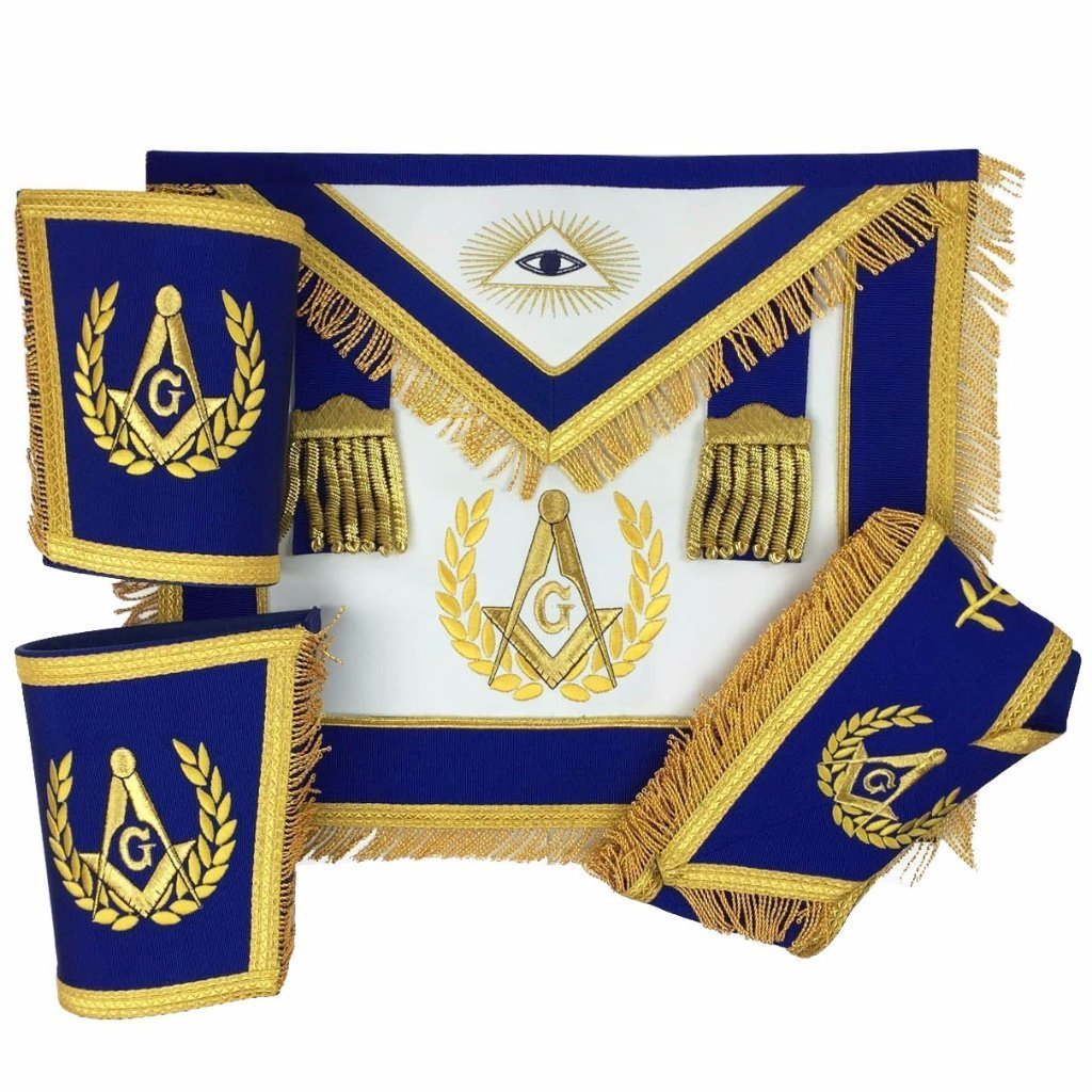 Tablier Blue Lodge Master Mason confortable et réglementaire pour vos rituels