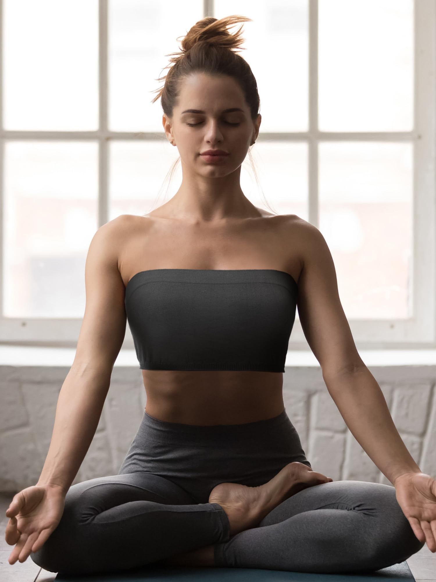 8 Pièces Soutiens-Gorge Bandeau pour Femme Bralette Tubulaire Non Rembourré Brassière sans Bretelles