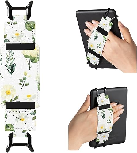 Miniatura 41 de CoBak Correa de Mano Segura para Kindle y Tabletas - Soporte de Agarre para Dedos Versátil y Ligero para Kindle/Kobo/Voyaga/Lenovo/Sony E-Book Oro