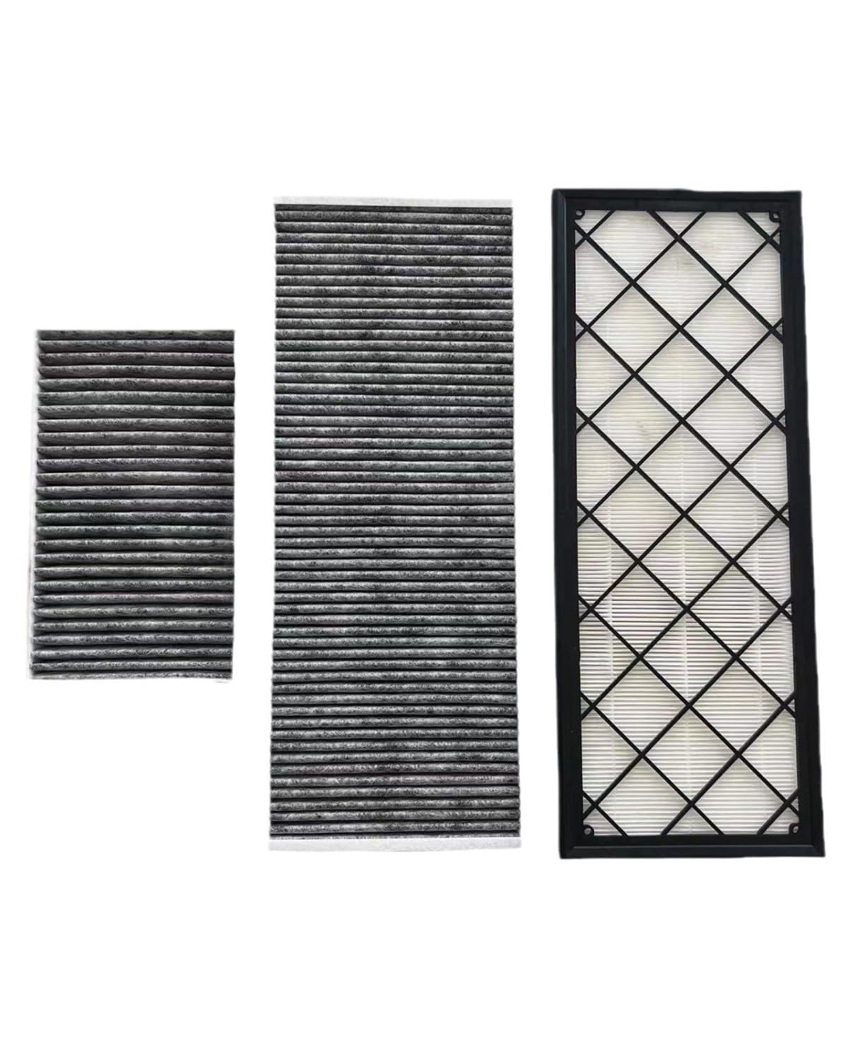 Filtro abitacolo a Carboni Attivi per Modello Y 1658376-00-A, Set Completo di Sei filtri per climatizzatore Auto.