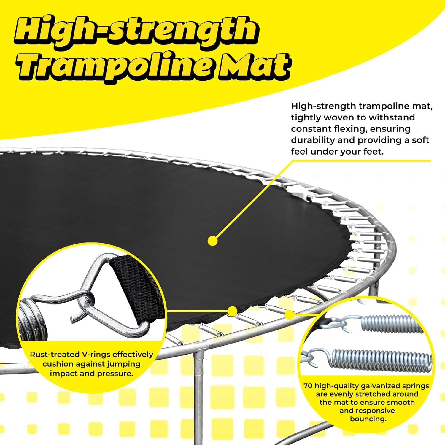 14FT Trampoline with Basketball Hoop - Image 4