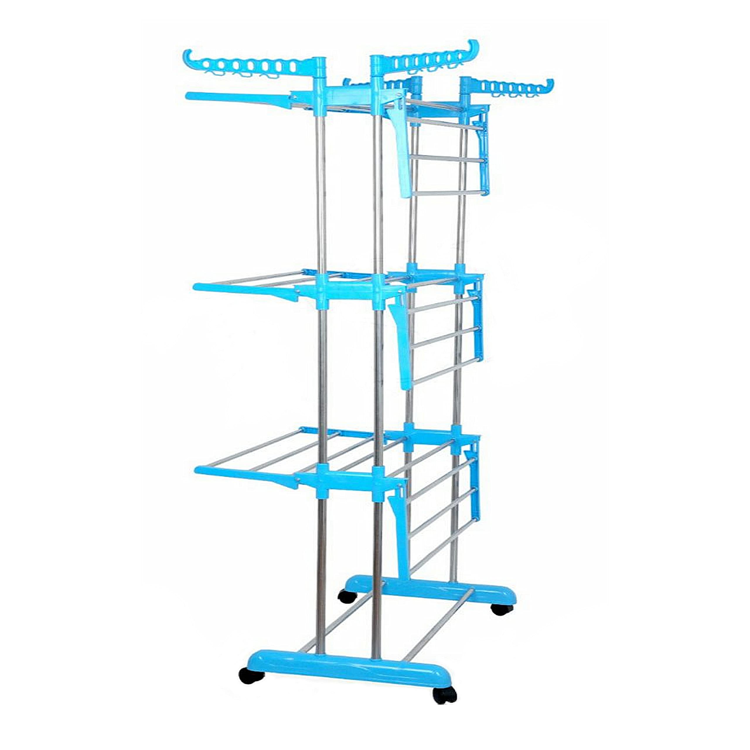 Mkw Steel Floor Cloth Dryer Stand w s 101 Stainless Steel Heavy Durable Rustproof Fold Able Made in India Cloth Dryer Stand