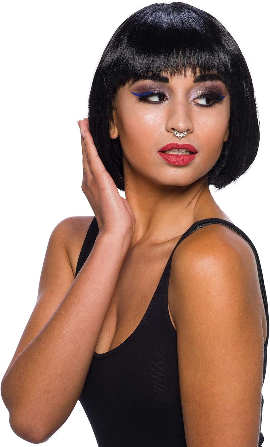 Bristol Novelty BW884 Elegant Bob Wig, Black, One Size